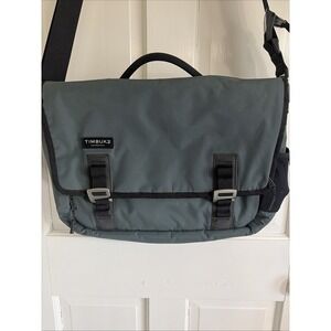 Timbuk2 Commuter Messenger Laptop Crossbody Bag Gray EUC
